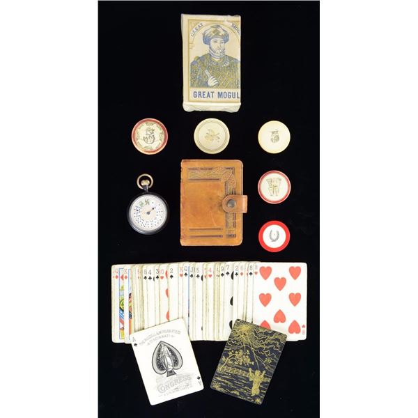 VINTAGE GAMBLING OBJECTS.