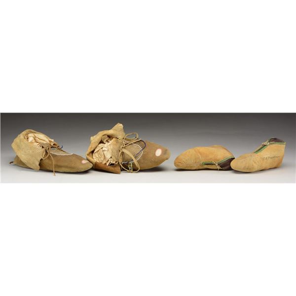 2 PAIRS OF MOCCASINS.