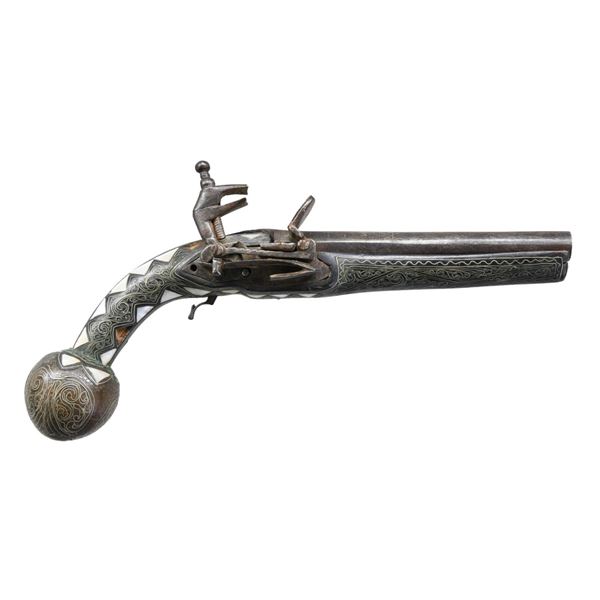 OTTOMAN STYLE MIQUELET PISTOL.