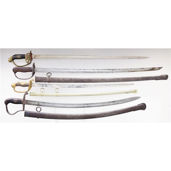 4 FOREIGN SWORDS.