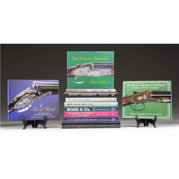 11 BRITISH ARMS REFERENCE BOOKS.