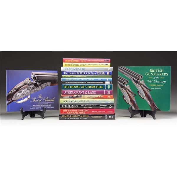 16 BRITISH FIREARMS REFERENCE BOOKS.