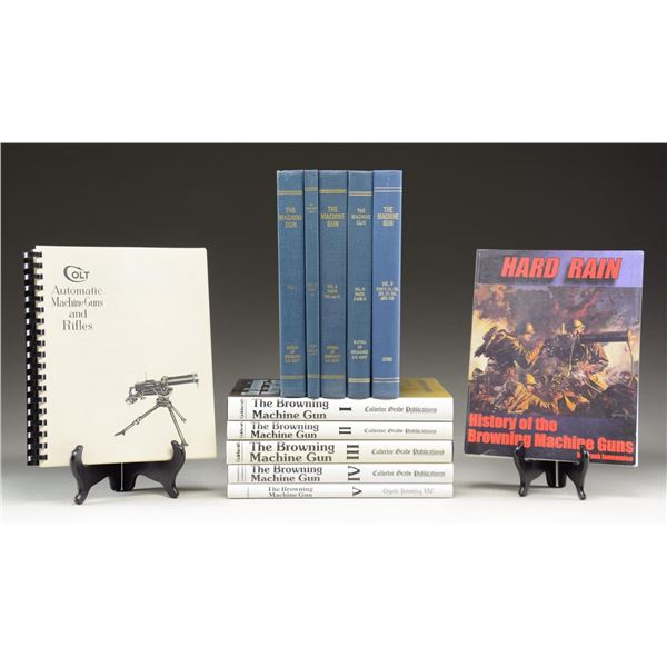 12 MACHINE GUN REFERENCE BOOKS
