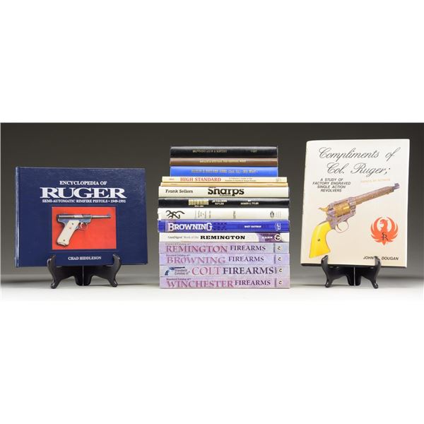 16 FIREARM REFERENCE BOOKS.