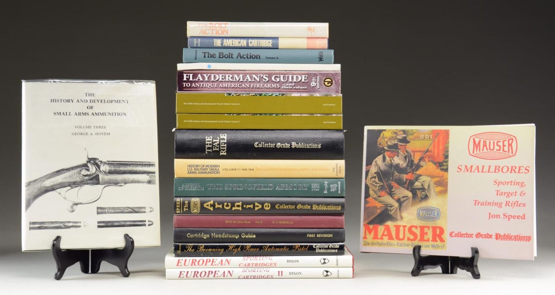 Firearms Reference Table LARGE GROUP OF FIREARMS REFERENCE BOOKS. - Poulin Auctions