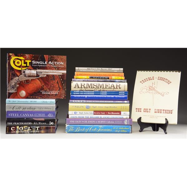 20+ COLT FIREARM REFERENCE BOOKS.