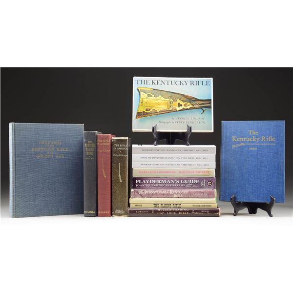 LOT OF ANTIQUE ARMS REFERENCE BOOKS.