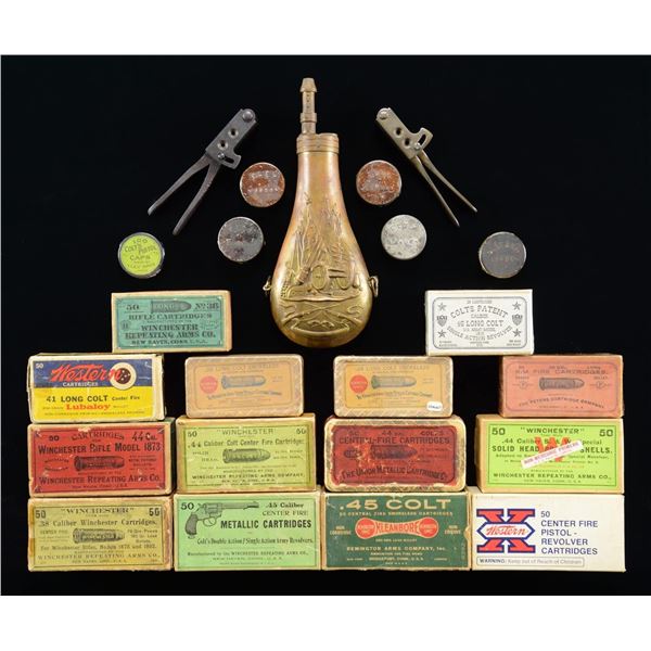 COLLECTIBLE WIN. & COLT CALIBER AMMO.