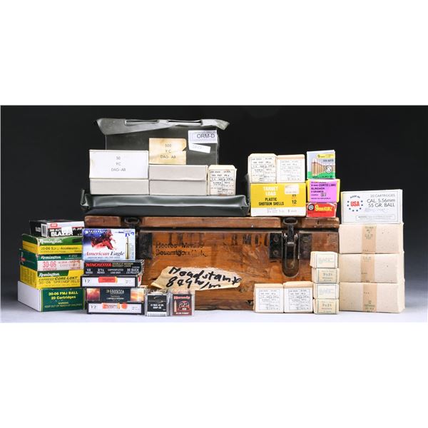 LOT OF ASSORTED AMMUNITION.