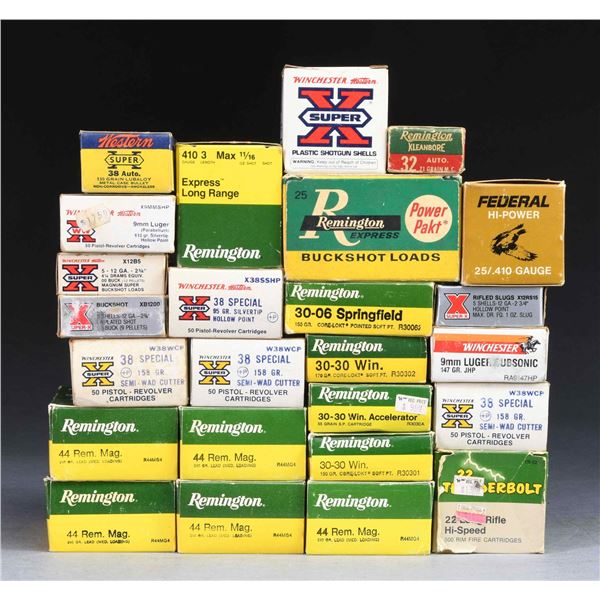 MIXED AMMO LOT.