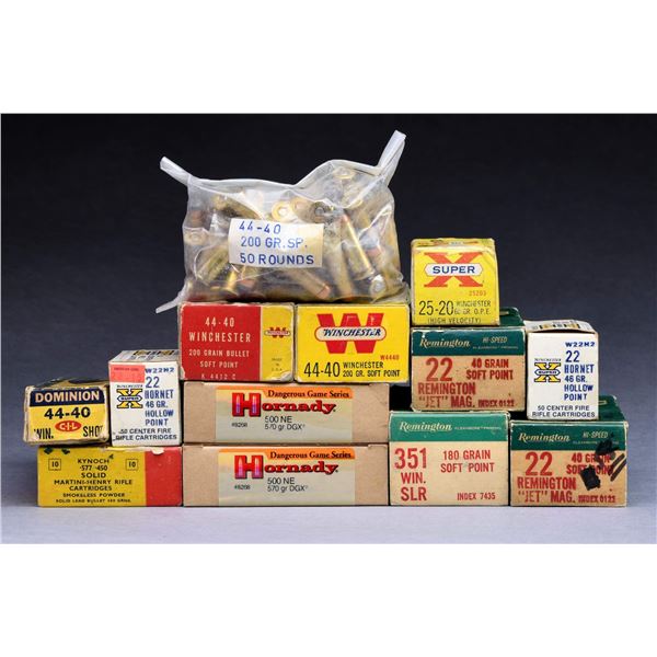 LOT OF ASSORTED AMMUNITION.