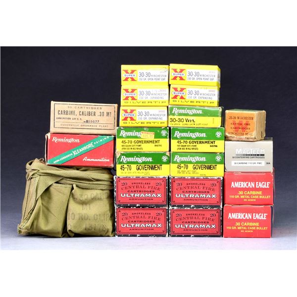 MIXED LOT OF RIFLE AMMO.