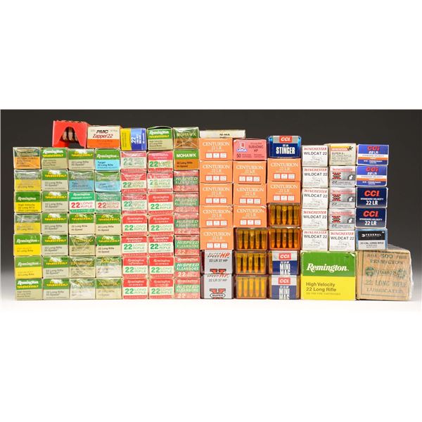 LOT OF RIMFIRE AMMO.