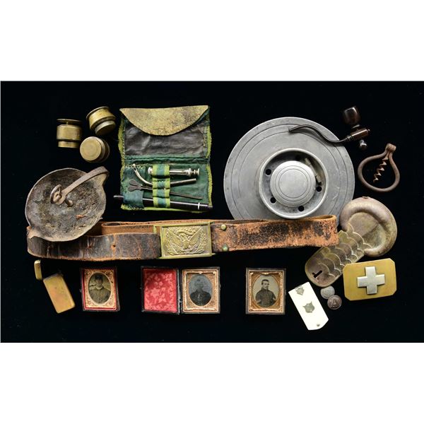 CIVIL WAR MILITARIA & RELATED ITEMS.