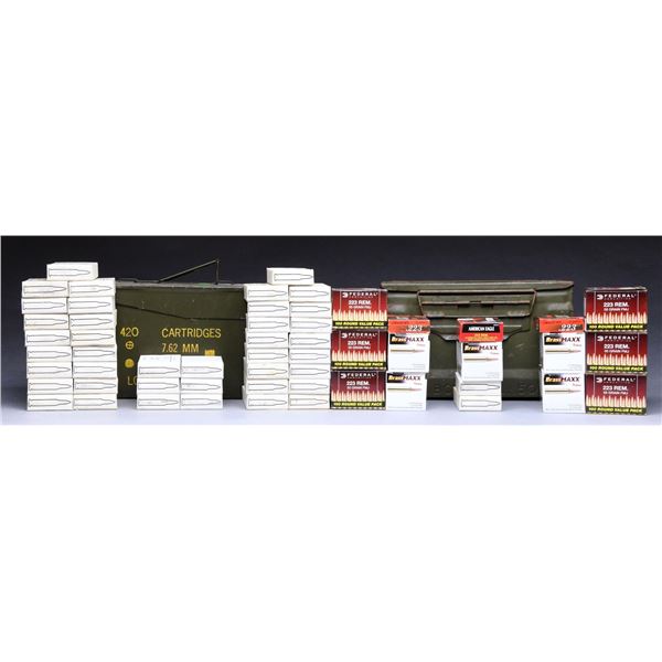 LOT OF 223 REM/5.56 NATO AMMO.