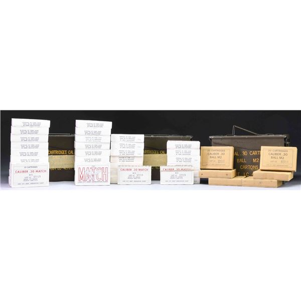 30-06 LAKE CITY M72 & M2 BALL AMMO