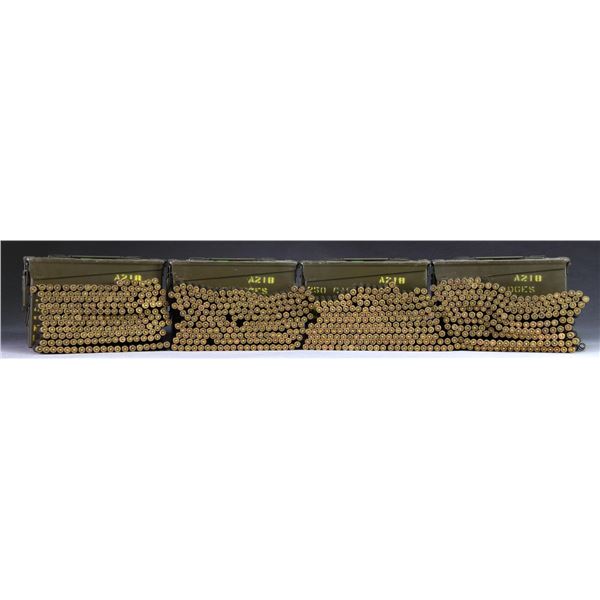 4 AMMO CANS OF 30-06 LINKED AMMO.