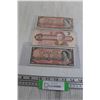 Image 1 : (3) Canadian $2 Bills - 1954, 1986