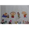Image 4 : (20) Assorted Stickers - Family Guy, Futurama