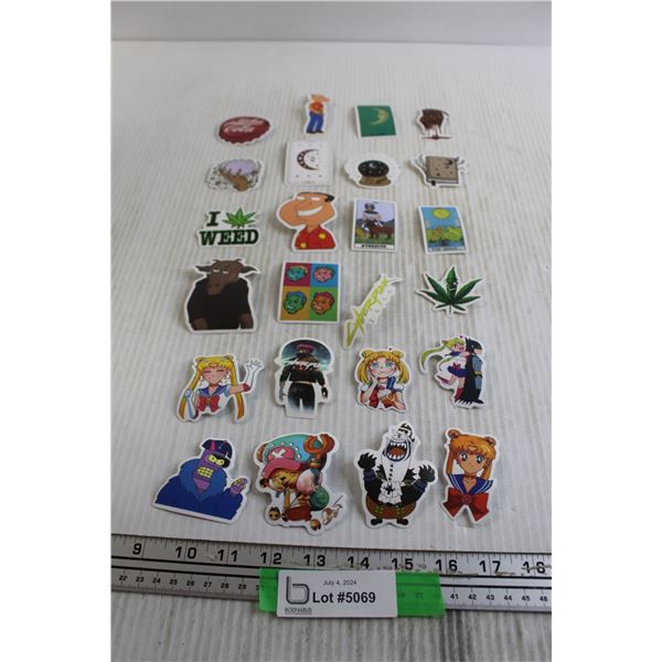 (24) Assorted Stickers - Quagmire, Tarot