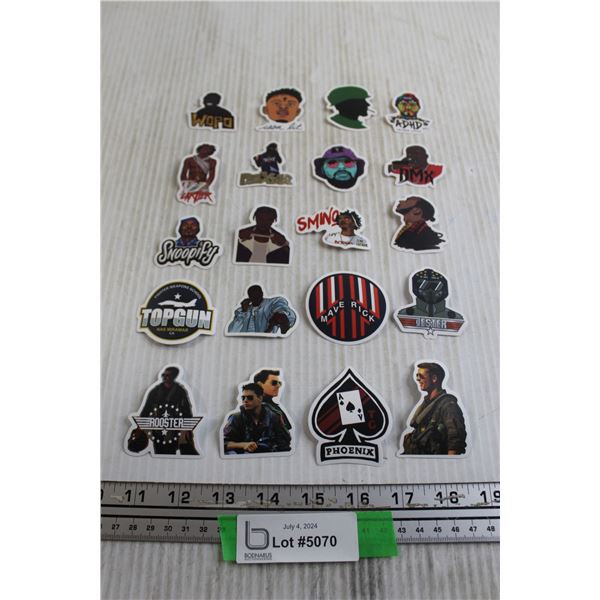 (20) Assorted Stickers - 21 Savage, Wopo