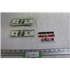 Image 1 : Deck of American Dollar Bill PLAY Money, WWI and WWII Coins Replicas