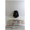 Image 1 : Assorted Star Wars Trading Cards, Darth Vader Mask