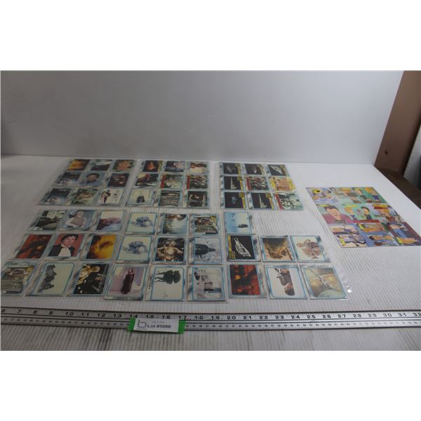 (6) Pages Star Wars: The Empire Strikes Back Cards, Beavis and Butthead Cards