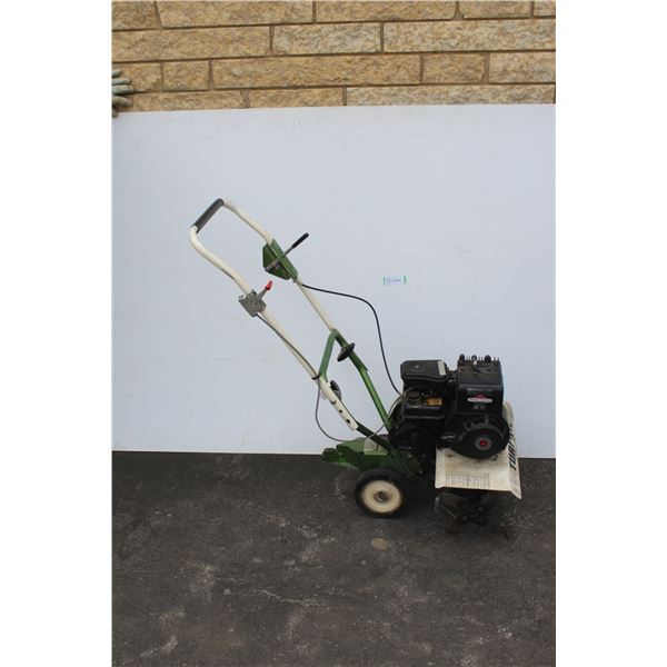 **Turf Til Rototiller with 4-Cycle Briggs and Stratton Motor - Untested, As Is, 18"W