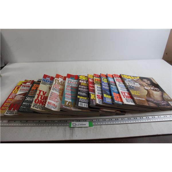 (13) Adult Magazines - For Him, Stuff