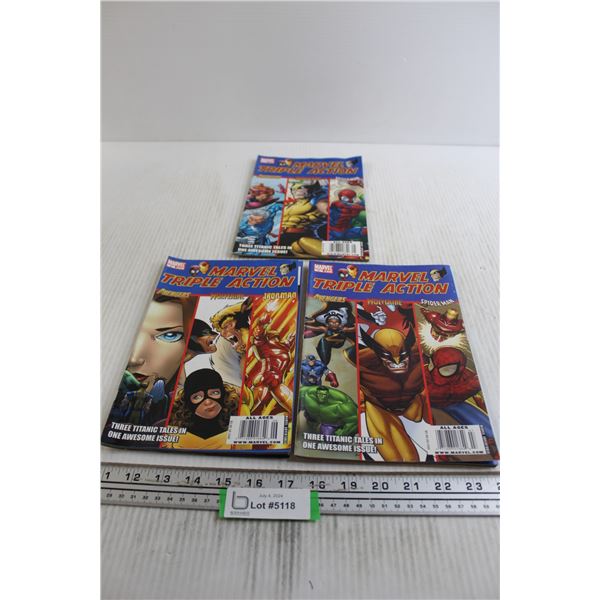 Marvel Triple Actions Issues #1-3