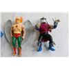 Image 3 : (4) Figurines - Hawkman, Shredder - Missing Shoulder Blades