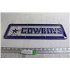 Image 1 : Dallas Cowboys Stained Glass - 18 1/4" x 6"