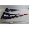 Image 1 : Dallas Cowboys and New England Patriots Pennants - 29 1/2" x 12"