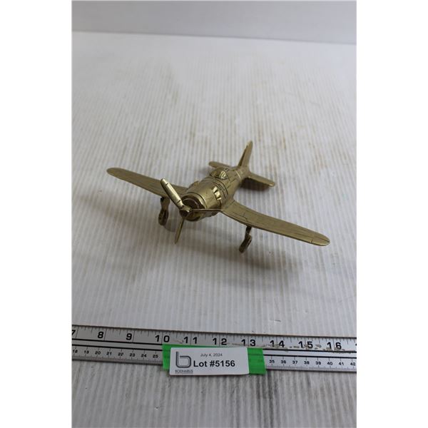 Brass Airplane Model