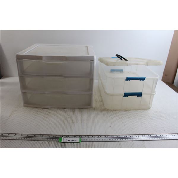 (2) Storage Containers