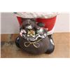 Image 4 : *Santa Figurine - Paint is Flaking, 36 1/2"