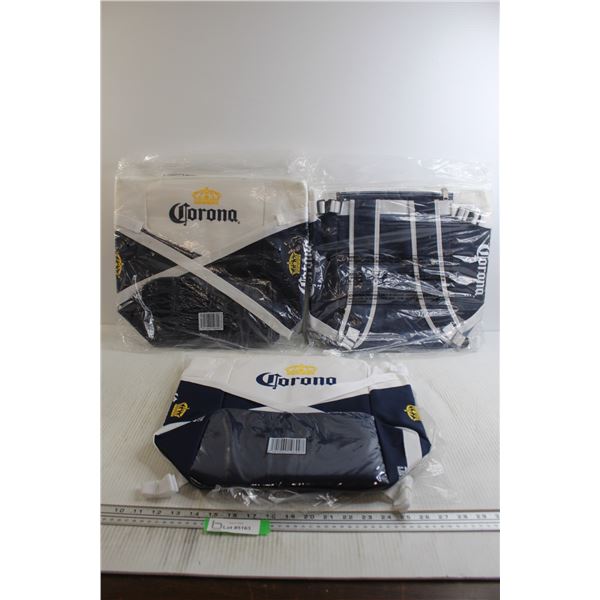 (3) Corona Cooler Bags