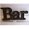 Image 1 : Lighted "BAR" Sign-needs batteries, unknown if working