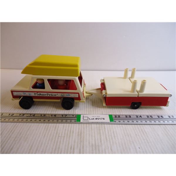 Fisher Price Pop-Up Camper Set-missing some pieces