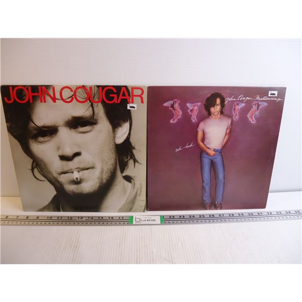 (2) LP's-John Cougar Mellencamp