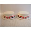 Image 2 : (2) Vintage Styrofoam Political Campaign Hats-Red, White and Blue