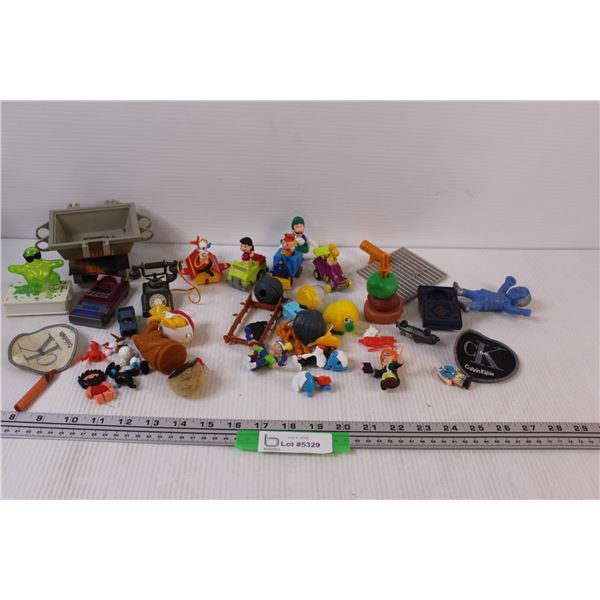 Various McDonalds 1990's Toys (Snoopy, Flubber, Misc.)