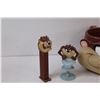 Image 2 : Tasmanian Devil Lot: PEZ, Cup, Figurines