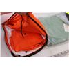 Image 5 : Safety Vest, Tarp, Work Cover Alls (Worn), Rain Jackets in Case (Has Smell)