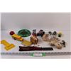 Image 1 : Lot of: Jacob's Ladder, (6) Toy Cars, Shells, Coin Purse, Misc.