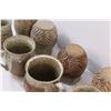 Image 3 : (8) Clay Fired Coffee Mugs