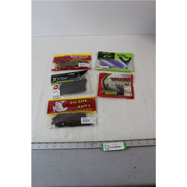 (5) Packages of Fishing Bait