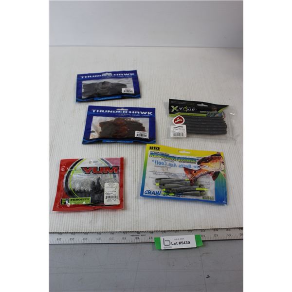 (5) Packages of Fishing Bait