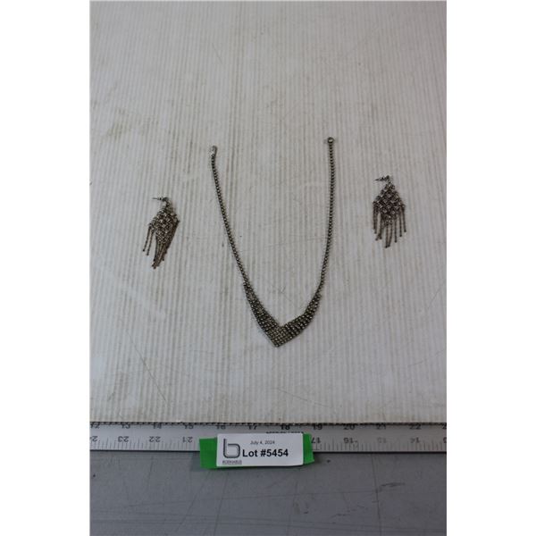 Sterling Necklace and Earring Set